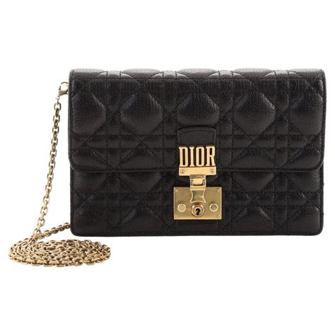 dior addict wallet on chain price|authentic dior monogram wallet.